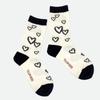 YELLOWSOCKS HEART SHAKER WHITE
