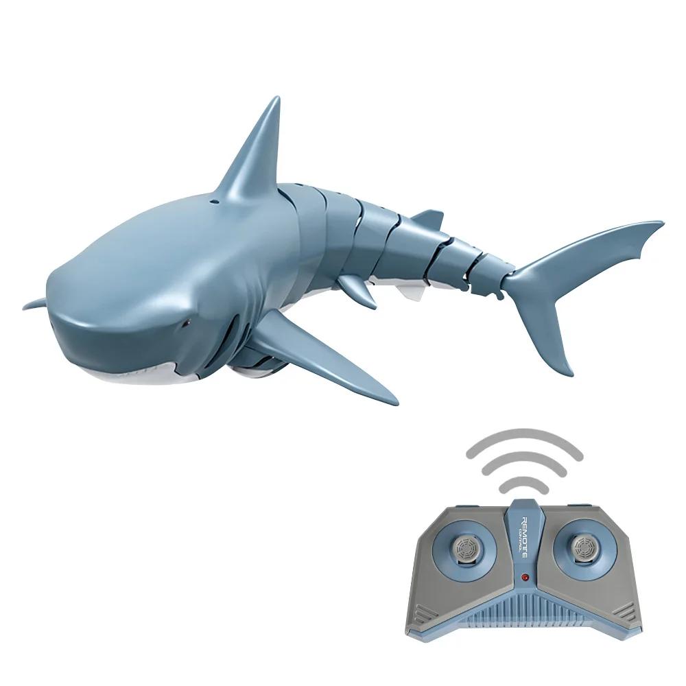 Rc Shark Spray Water Electric Whale Kids Toy Remote Control Dolphin Animal Bath Tub Pool Simulation Submarine Fish Swimming Game