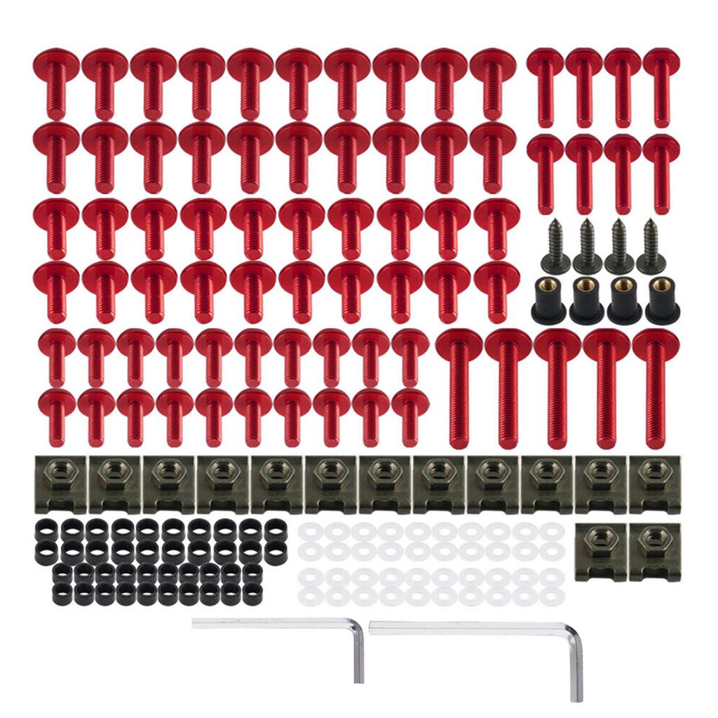 Fairing Bolts Kit Fit for Kawasaki Ninja EX 250 250R 300 400 500 500R 1986-2017 2018 2019 Black/ Red/Blue/Gold/Silver/Green