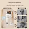 Punch-Free Wall-Mounted Hair Dryer and Bathroom Storage Rack