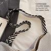New soft wide shoulder strap flannel fashion shoulder bag