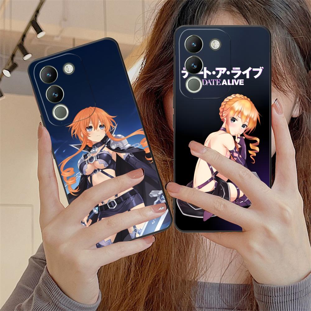 Date a Live Yamai Kaguya Matte Mobile Phone Case for VIVO V60 V50 V40 V30 V29 V27 V25 V23 Pro Lite 5G Colorful Printing Cover