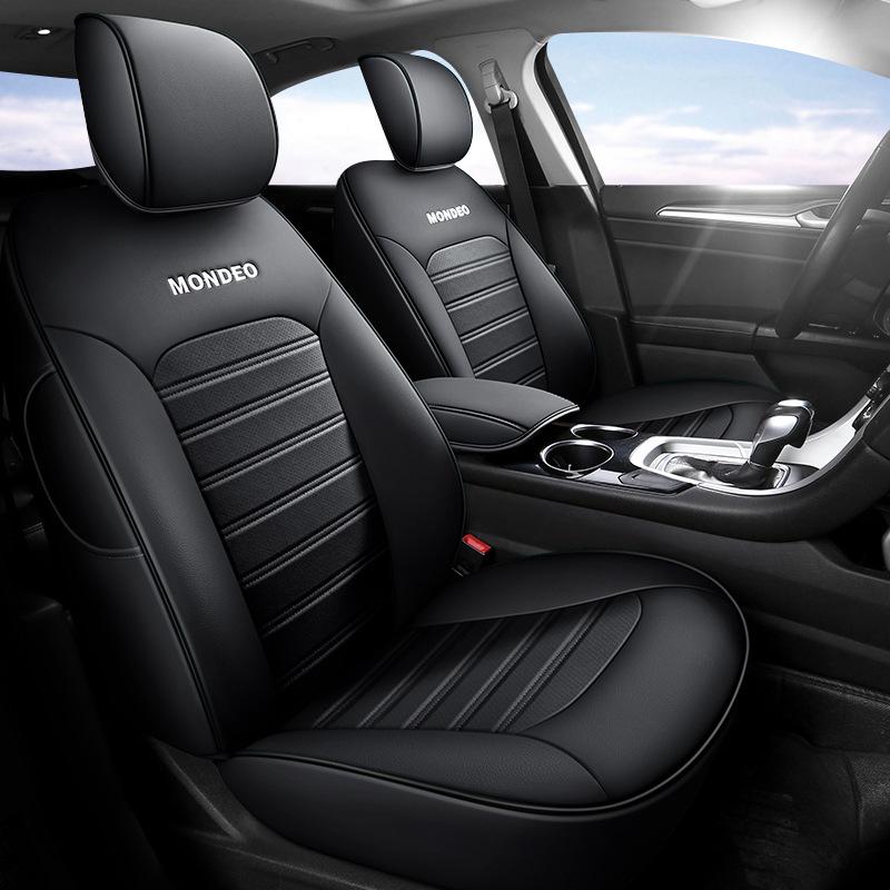 Perforated Genuine Leather Car Seat Cushion for Ford Mondeo, One Version, Five Seats
