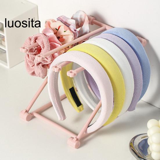 

Стойка для повязки на голову, складная стойка, вертикальная подставка для повязки на голову, настольная стойка для хранения, полка для демонстрации повязки на голову в спальне в общежитии розовый