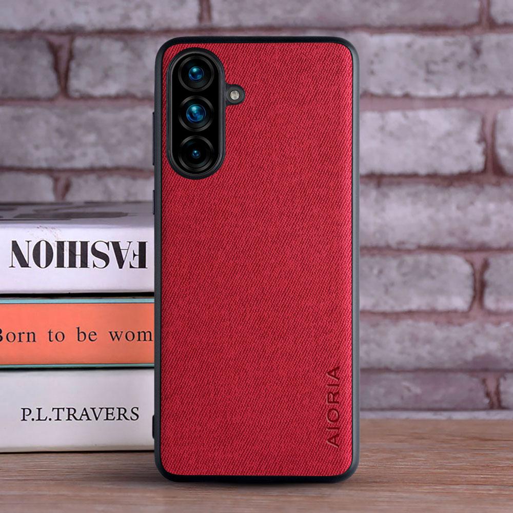 Case for Samsung for Galaxy A56 A36 A26 A16 5G A06 Master Hard Textile Leather Fashion Phone Cover for samsung for Galaxy A56