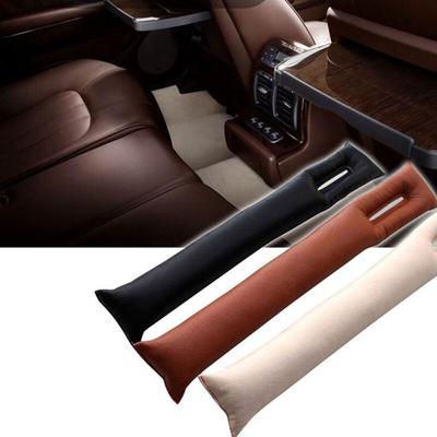 1Pcs Universal Car Seat Space Cover PU Leather Soft Mat Auto Faux Car Seat Pad Gap Fillers Holster Spacer Filler Padding