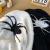 Long Sleeve Spider Sweater Men Plush Pullovers Women Y2k Retro Streetwear Knitwear  Women