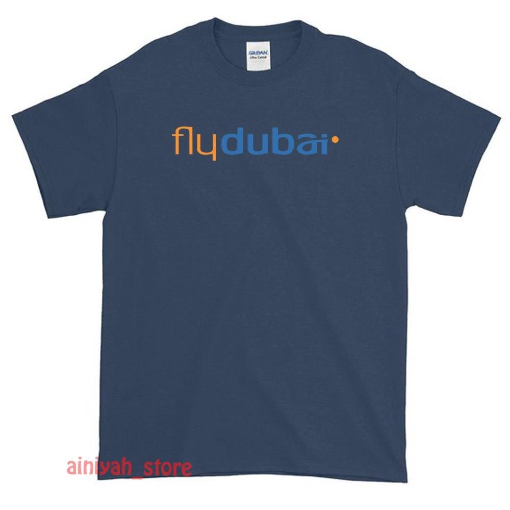New Fly Dubai Logo Men s Funny T shirt USA Size S-XXL M