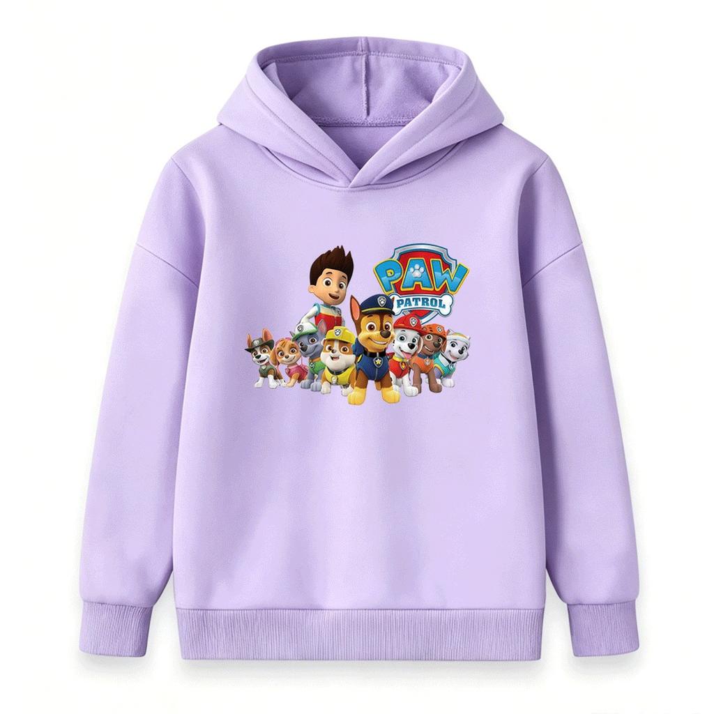Kids Boys Girls Cartoon Animal Print Hooded Sweatshirt Casual Long Sleeve Pullover Tops for Daily Wear