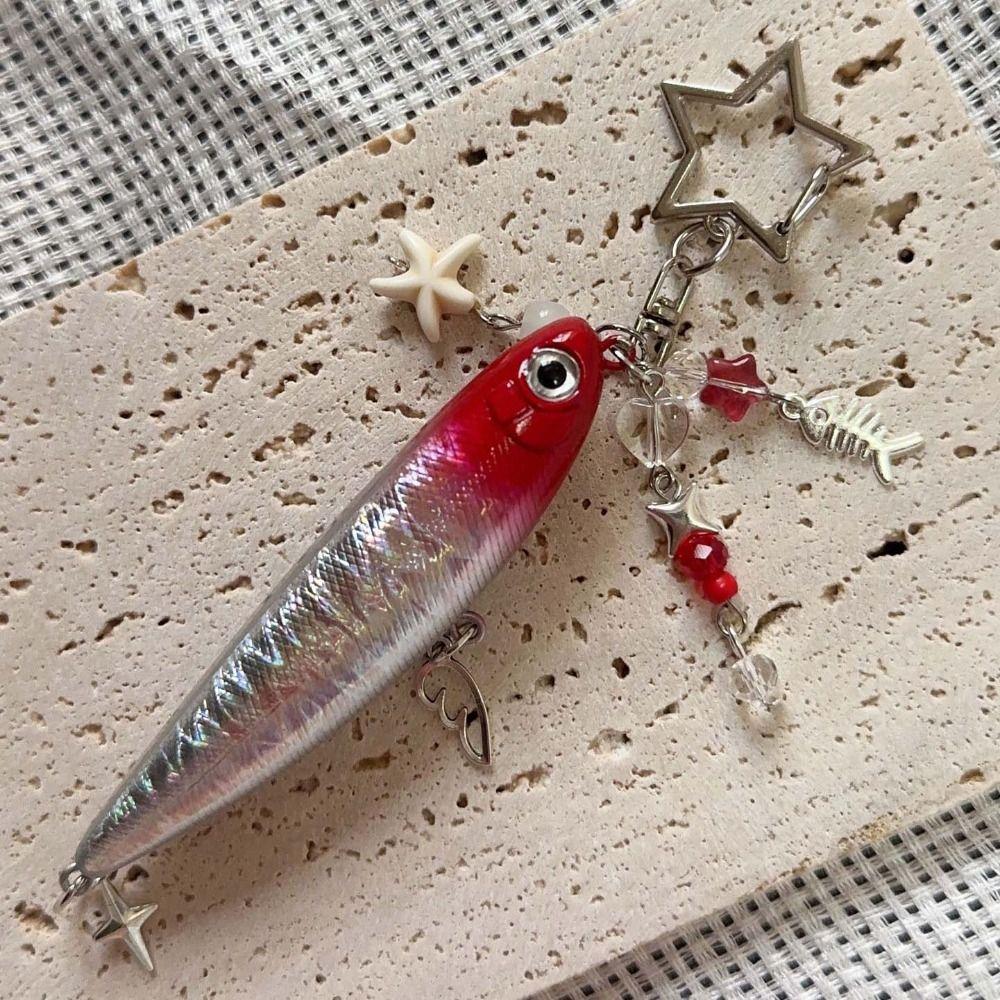 Simulation Fish Pendant Ocean Animal Bionic Fish Keychain Fashion Fish Keychain  Men Women