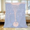 Soft Warm Anti-Pilling Flannel Blanket - All-Season Skin-Friendly Blanket for Home, Halloween & Christmas Leisure Use