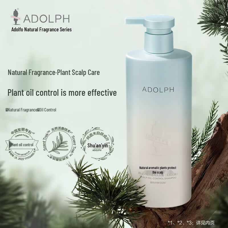 Adolph Scalp Oil Control Plant Fragrance Shampoo