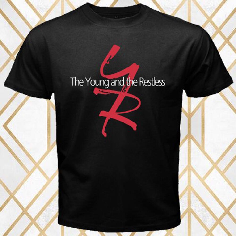 The Young and the Restless TV Series Men Black T-Shirt Size S 5XL L