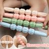 4 Ball Roller Muscles Massage Stick Relaxation Yoga Fitness Wolf Tooth Fascia for Calves Thighs Arm Full Body Massage Yoga Stick