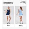 Womens Tennis Golf Polo Vest High-Waisted Pleated Skort Set Quick-Dry Sportswear Activewear