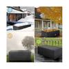 280x280x80cm Outdoor Furniture Cover Waterproof Patio Table Chair Set Protective Cover UV Resistant Tearproof Gray