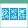 Christmas Snowflake Static Stickers Window Decals Pvc Material For Holiday Decor And Seasonal Window Art