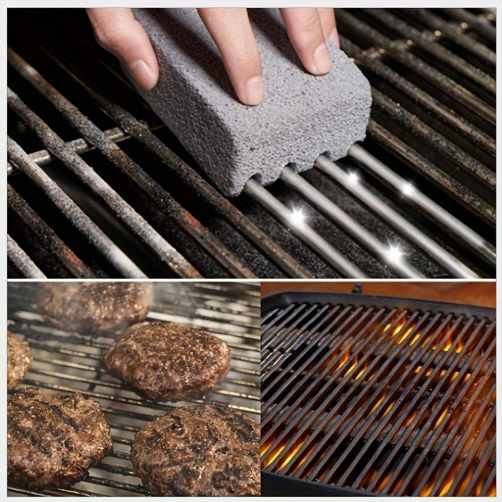 1/3pcs Grill Barbecue Cleaning Brick Magic Stone Barbecue Cleaning Brush Outdoor Camping Picnic Cookware Barbecue Tools Accessories Cleaning Tools