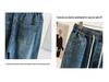 High Waist Slimming Drawstring Straight-Leg Plus Size Jeans for Women - Early Spring Collection