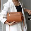 Cowhide Shoulder Women's Bag Large Capacity Messenger Women's Fashion Simple and Practical Multi-compartment Soft Leather Bag