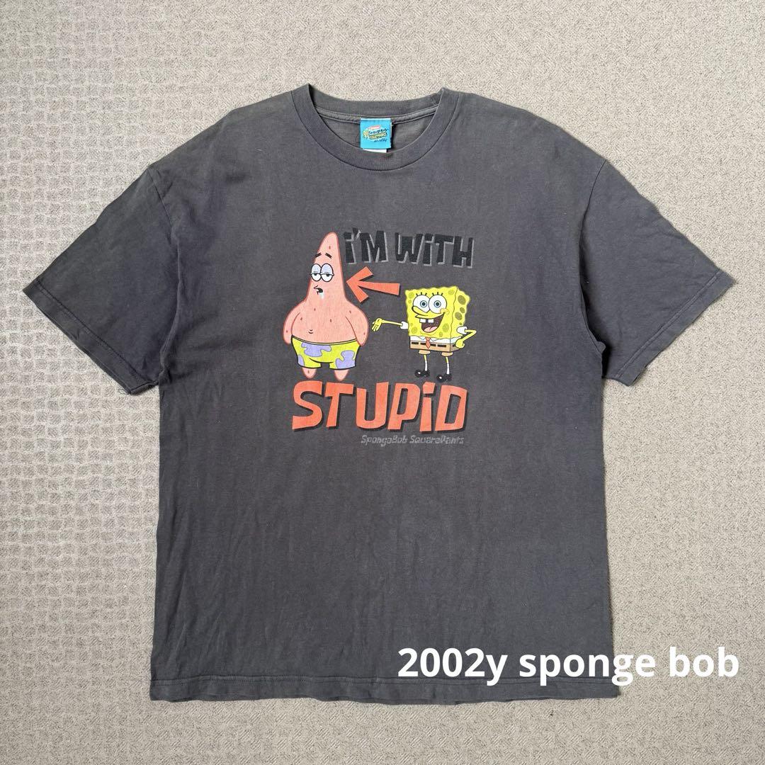 

[USED] 90s 00s sponge bob tee spongebob anime pop