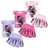 86149 Seturi de haine pentru fete Kids Girls Lily Lovebraids Tricou cu imprimeu și volane Fustă plisată