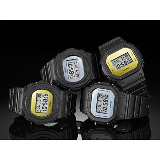 CASIO Watch with Collection Metallic Mirror Gold SPECIAL COLOR [Casio] G-SHOCK G-Shock Men's Box, Face, Digital, Mirror, Black, DW-5600BBMB-1JF
