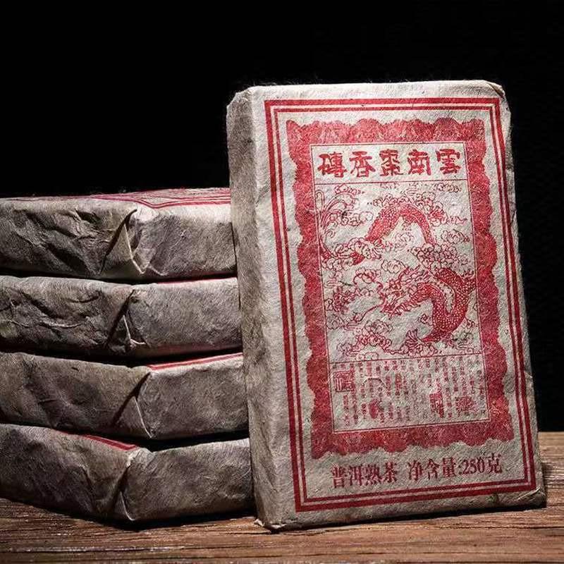 250 г китайский приготовленный пуэр мармелад сладкий чай кирпичный черный чай Юньнань — фото 2