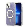 Guess 4G Magsafe - Etui Iphone 14 Plus (Purpurowy)