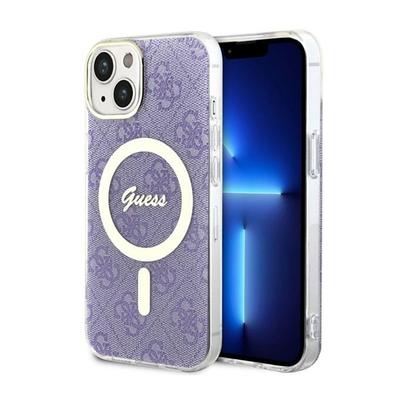 Guess 4G Magsafe - Etui Iphone 14 Plus (Purpurowy)