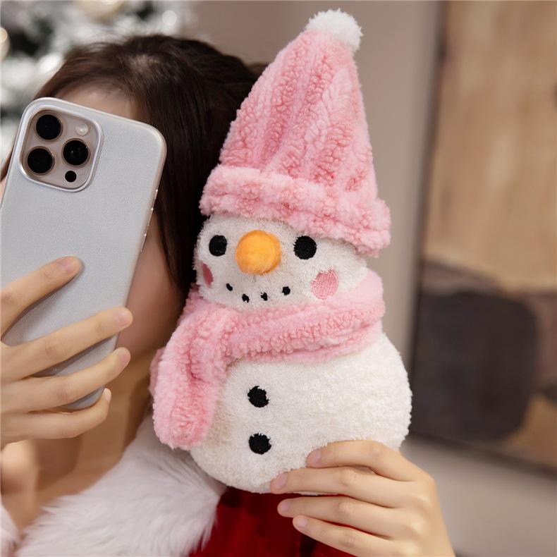Coussin Homme en Pain d'Épices de Noël & Peluche Arbre Cadeau pour Femmes