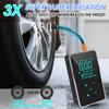 Tire Inflator 150PSI Cordless Air Compressor with Light 18000mAh Electric Bicycle Car Tire Pump with Touch Screen Pressure Gauge