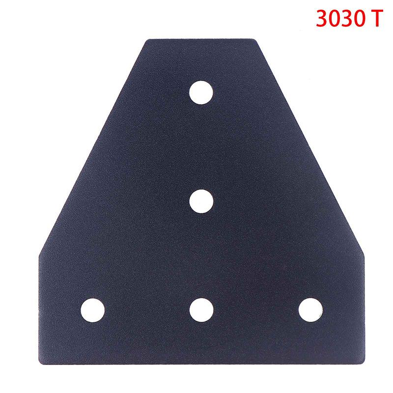 1Pc T/L Type 5 Hole Joint Board Plate Corner Angle Bracket Connection Joint Strip For 2020 3030 Aluminum Profile