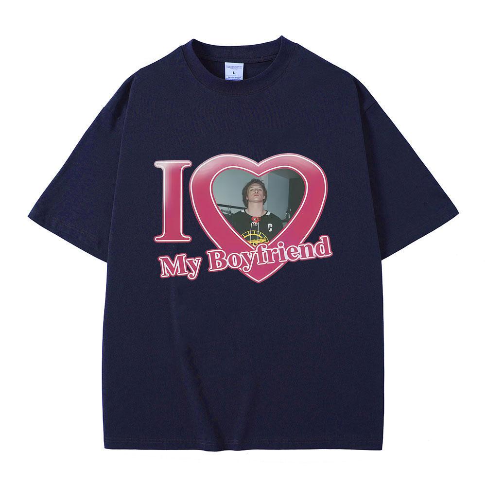 Heated Rivalry T-Shirt Ich liebe meinen Freund Ilya Rozanov Grafik-T-Shirt Herren Damen Kleidung Mode T-Shirts Männlich Vintage-T-Shirt