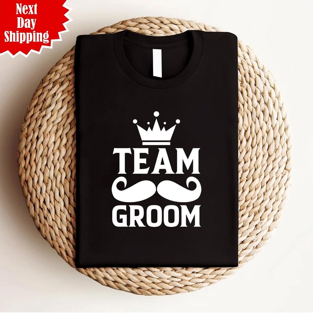 

Team Groom T Shirt Printed Wedding Event Stag Do Party Gift Unisex Adult Tee Top L