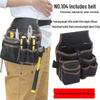 Canvas Multifunctional Tool Bag: Waterproof, Wear-Resistant Waist Pack & Crossbody for Electricians
