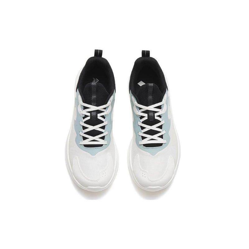 Anta Lässige Stoßdämpfende Low-Top Laufschuhe Herren Sneaker Weiß Schwarz Blau 912445573-1