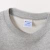 Champion Basic Crew Neck Oxford Long Fleece Embroidered Men's Sweatshirt, Gray, Sleeve, Lining, Logo, C3-W001Z