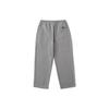 Vans Letter Embroidery Elastic Waist Loose Straight Leg Knit Sports Pants Kids Bottoms Gray VN000KJ6AF1