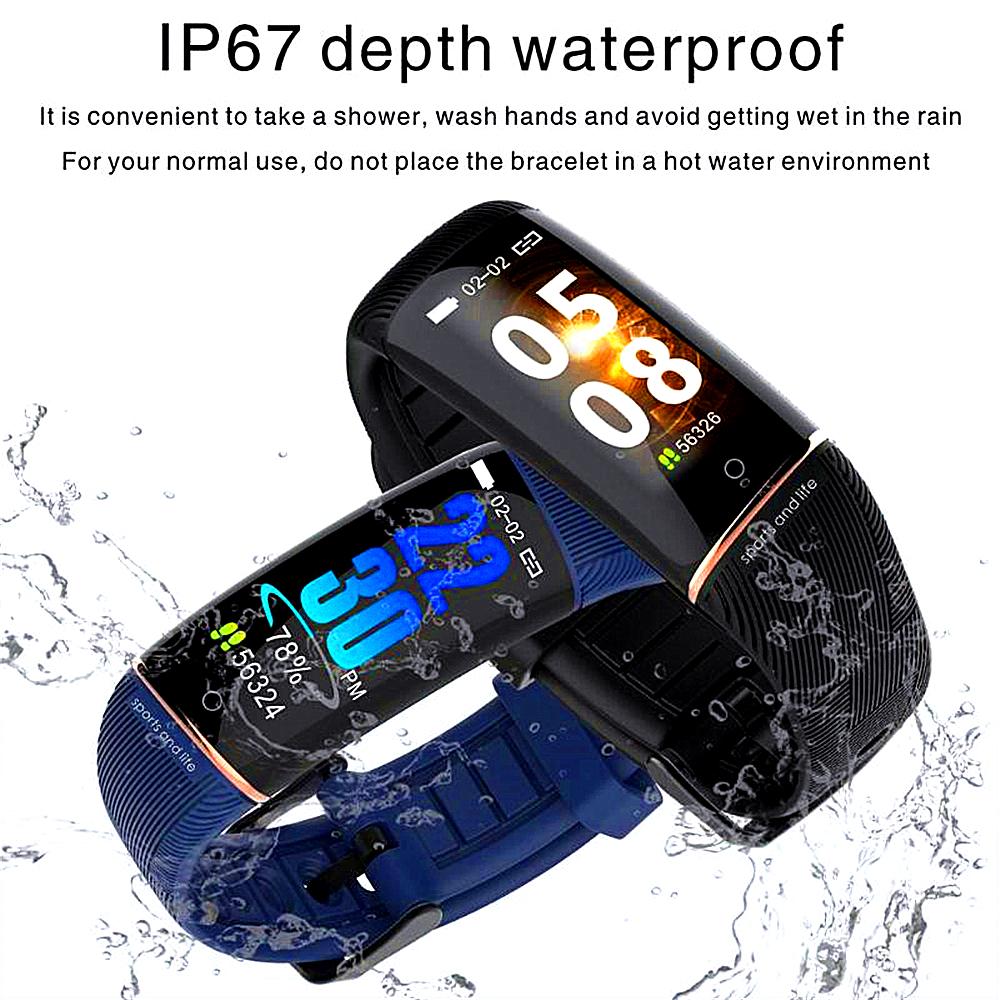 Buy Smart Bracelet Fitness Track Heart Rate Monitor Smart Band Waterproof IP67  Smartband Women Watch at affordable prices — free shipping, real reviews  with photos — Joom