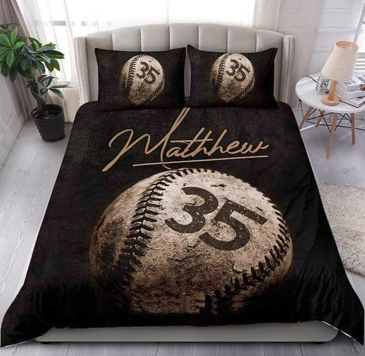 Baseball Weiche Bettdecke Sport Thema Bettwäsche Set 3D Ball Muster Warme Deckenhülle für junge Mädchen Kinder Schlafzimmer Dekoration Baseball Spiele