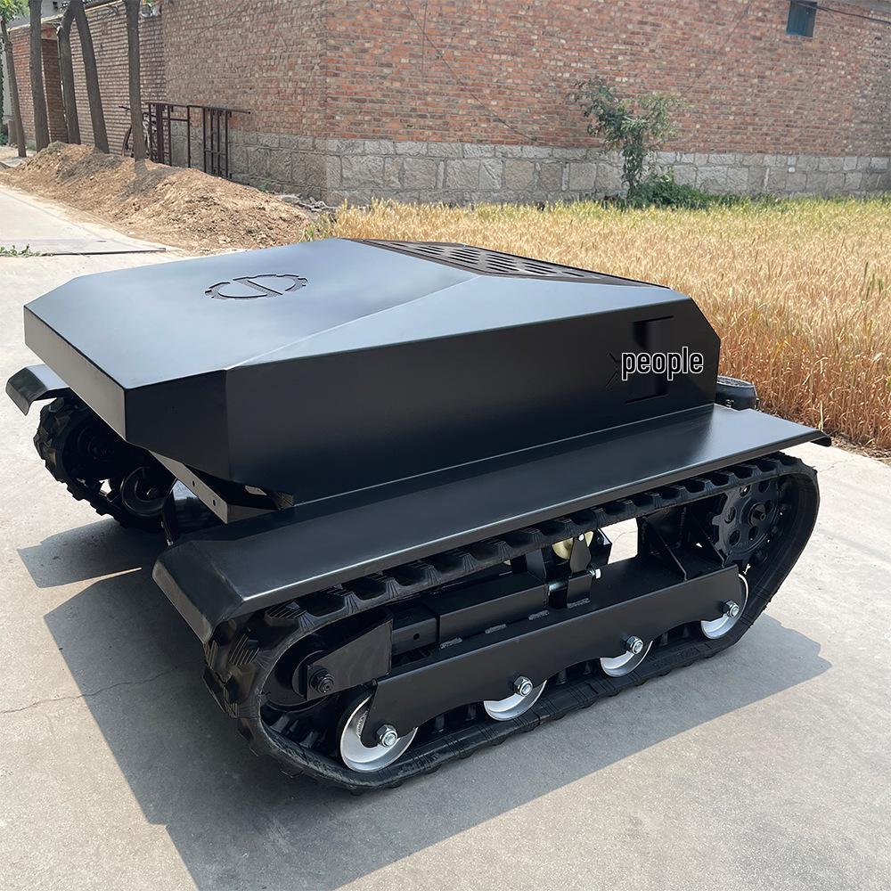 22HP Four-Stroke Remote Control Crawler Lawn Mower for Orchards & Grass Mulching