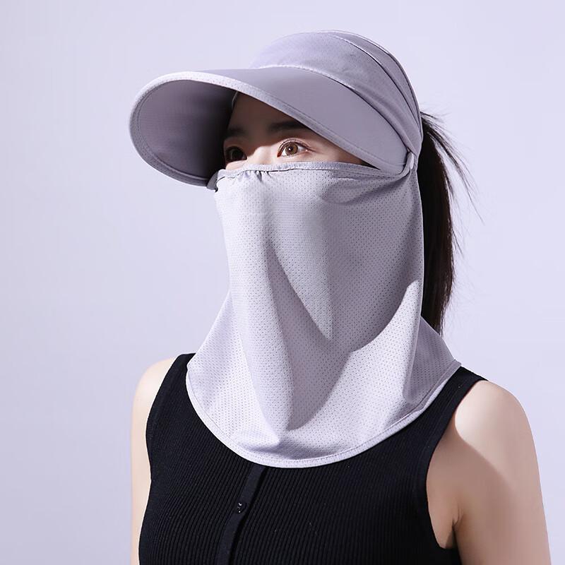 Unisex Outdoor Sun Protection Hat with Integrated Mask