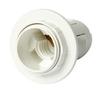 Plastic Lamp Holder With Ring E14 White - Ex-S9100006