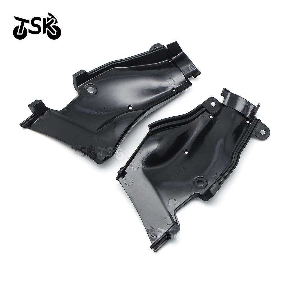 Right & Left air Duct trim ram cover fairing For Yamaha YZF R1 2009-2014 YZfr1 Air Intake Inlet Duct Tube Cover plastic Parts
