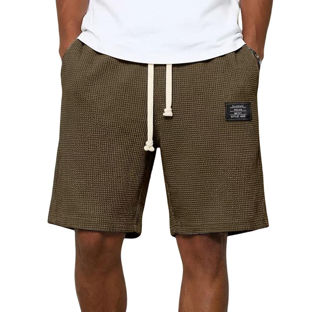 Men's Casual -Weave Drawstring Shorts