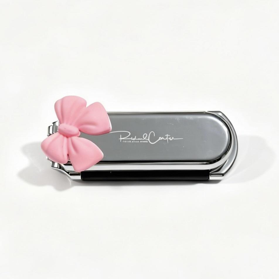 Portable Folding Airbag Cushion Comb with Mirror - Massage & Hairdressing Tool