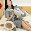 Long Cat Plush Pillow Soft Cat Hugging Pillow Cute Kitty Throw Pillow Stuffed Animal Doll