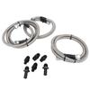 Transmission Cooler Lines Set Heavy Duty Transmission Cooling Hose Lines for 2500 3500 5.9L 1996‑2002 with 47RE