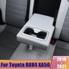 ABS Car Rear Seat Water Cup Holder Coffee Bottle Placement Cover Trim For Toyota RAV4 RAV 4 XA50 -  2024 Accessories